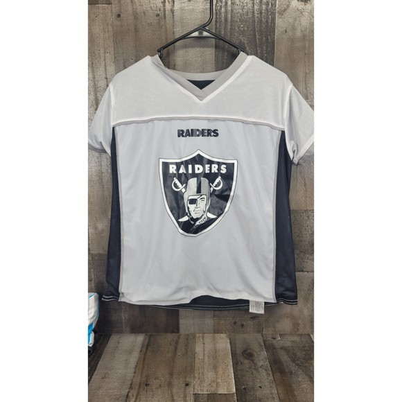 NFL Football las Vegas Raiders reversible Jersey Youth X Large - Picture 4 of 8